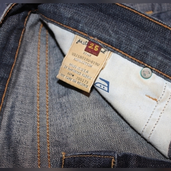 7 For All Mankind Dojo Jeans Bootcut Capri - Picture 3 of 6